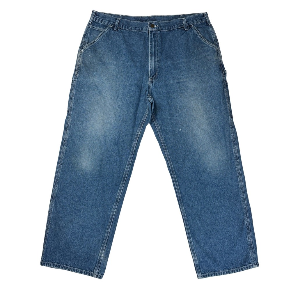 Carhartt B13 Dungaree Fit‎ Jeans Men's 42x32 Blue Workwear Utility Denim